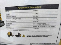King kong - xg380 - skidsteer loader - afbeelding 2 van  28