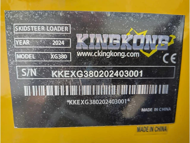 King kong - xg380 - skidsteer loader - afbeelding 7 van  28