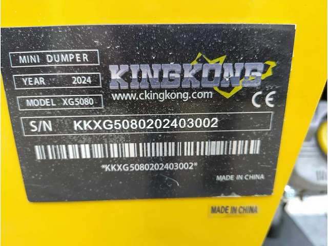 King kong - xg5080 - skidsteer loader - afbeelding 22 van  22
