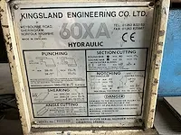 Kingsland 60xa hydraulische pons- en knipmachine - afbeelding 3 van  11
