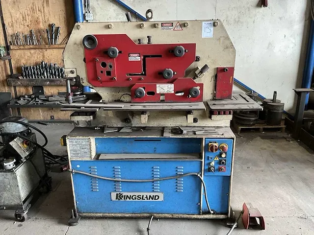 Kingsland 60xa hydraulische pons- en knipmachine - afbeelding 1 van  11