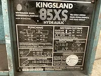 Kingsland 85xs pons- en knipmachine - afbeelding 9 van  10