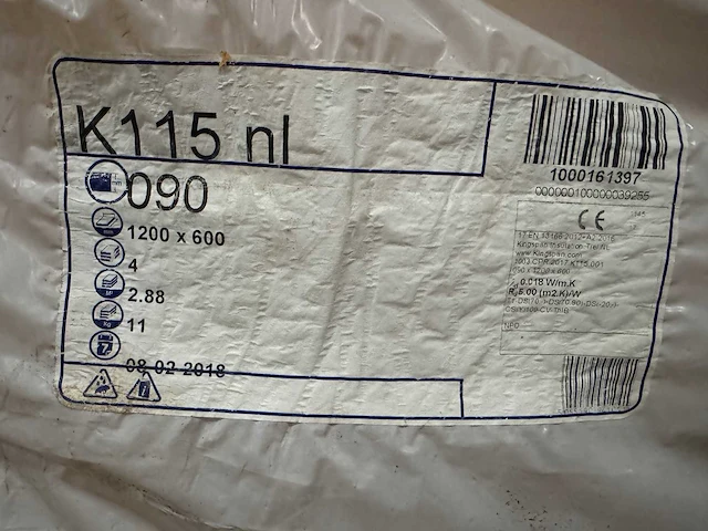 Kingspan - kooltherm - isolatieplaten. 1200x600x90mm rd5,00 circa 126m2 - afbeelding 3 van  5