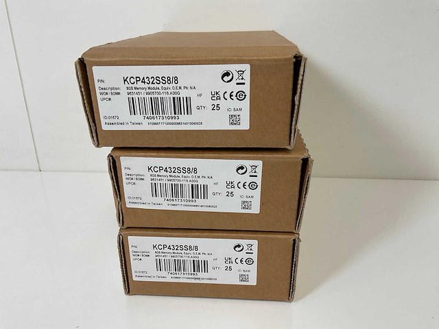 Kingston (kcp432ss8/8), 8 gb memory module rams (new) (75x) - afbeelding 1 van  7