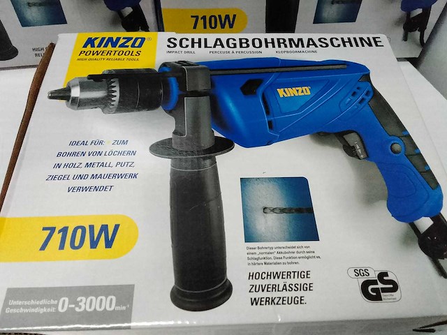 Kinzo - slagboormachine (4x) - afbeelding 2 van  4