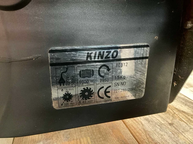 Kinzo 8e312 zaagtafel - afbeelding 2 van  2
