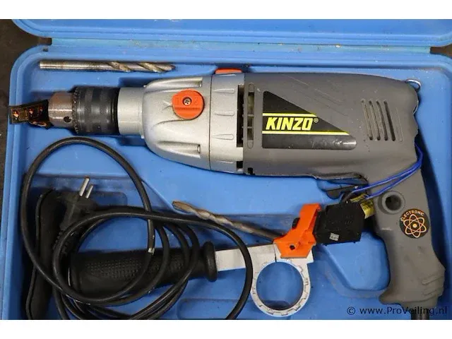 Kinzo boormachine in koffer - afbeelding 2 van  4