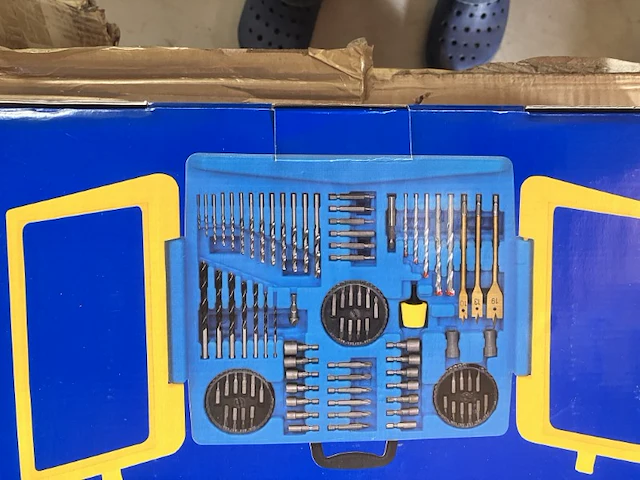 Kinzo boren bitset 89 delig - afbeelding 3 van  7