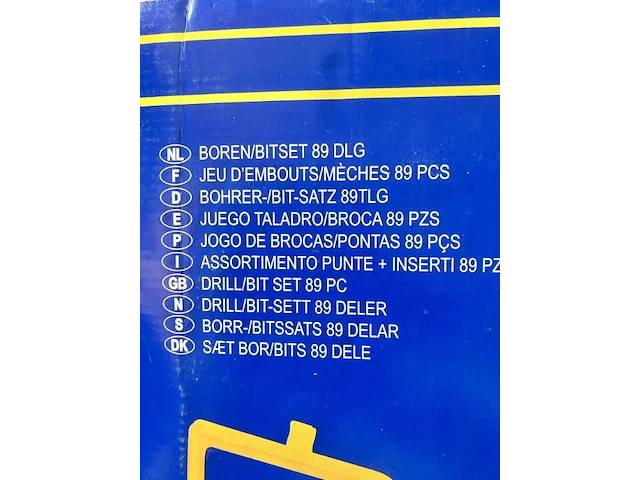 Kinzo boren bitset 89 delig - afbeelding 7 van  7