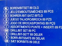 Kinzo boren bitset 89 delig - afbeelding 7 van  7