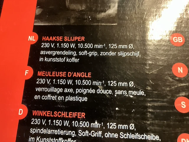 Kinzo slijptol 1150 watt - afbeelding 4 van  7