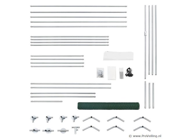 Kippenren hls25t 3 x 2 x 2 meter - afbeelding 18 van  18