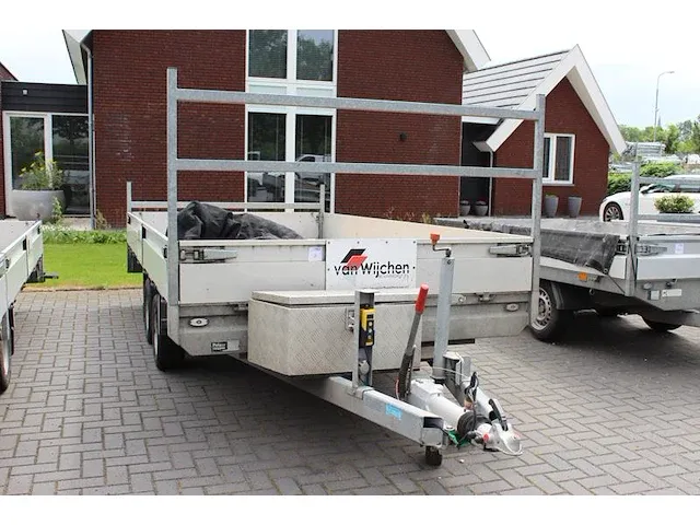 Kipper aanhangwagen peters 4050 x 2050 cm. met kenteken 19-wp-bn. bouwjaar 2016. maximaal laadvermogen 2450... - afbeelding 1 van  5