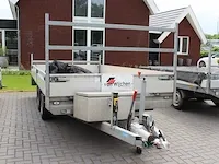 Kipper aanhangwagen peters 4050 x 2050 cm. met kenteken 19-wp-bn. bouwjaar 2016. maximaal laadvermogen 2450...