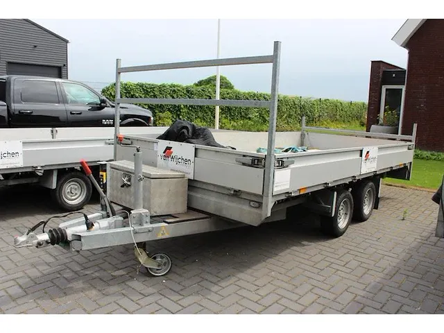 Kipper aanhangwagen peters 4050 x 2050 cm. met kenteken 19-wp-bn. bouwjaar 2016. maximaal laadvermogen 2450... - afbeelding 2 van  5