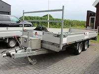Kipper aanhangwagen peters 4050 x 2050 cm. met kenteken 19-wp-bn. bouwjaar 2016. maximaal laadvermogen 2450... - afbeelding 2 van  5