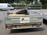 Kipper aanhangwagen peters 4050 x 2050 cm. met kenteken 19-wp-bn. bouwjaar 2016. maximaal laadvermogen 2450... - afbeelding 3 van  5
