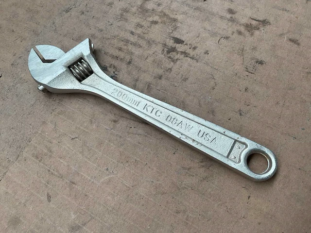 Kippertool 8”-200mm verstelbare moersleutel (5x) - afbeelding 4 van  5