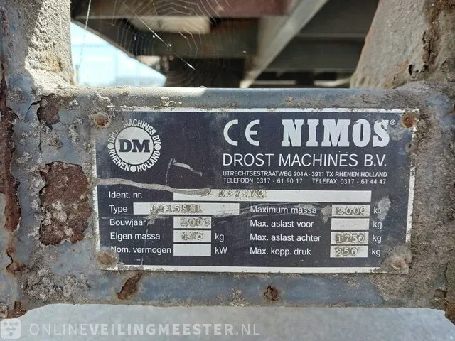 Kipper/tractor nimos, uk1,5snl, bouwjaar 2003 - afbeelding 17 van  17