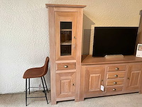 Kiria eiken vitrinekast - afbeelding 2 van  7