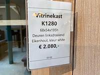 Kiria eiken vitrinekast - afbeelding 7 van  7