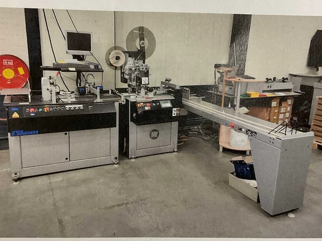 Kirk ruby 435, 215v, 314-3 adresseer label en sluitmachine - afbeelding 1 van  27