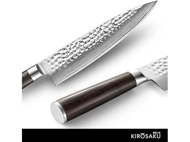 Kirosaku premium damascus mes 20 cm - afbeelding 2 van  3