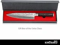 Kirosaku premium damascus mes 20 cm - afbeelding 3 van  3