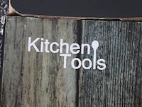 Kitchen tools broodsnijplank incl. broodmes & lou laguiole steakmessen met houten blok - 2 stuks - afbeelding 4 van  7
