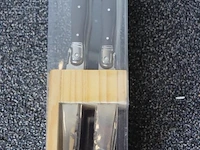 Kitchen tools broodsnijplank incl. broodmes & lou laguiole steakmessen met houten blok - 2 stuks - afbeelding 6 van  7