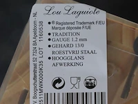 Kitchen tools broodsnijplank incl. broodmes & lou laguiole steakmessen met houten blok - 2 stuks - afbeelding 7 van  7