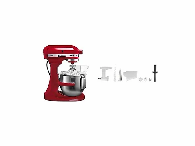Kitchenaid 5kpm5 keukenmachine 315 w 4,8 l rood - afbeelding 4 van  6