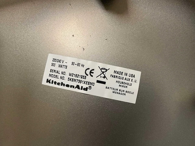 Kitchenaid heavy duty keukenmachine - afbeelding 8 van  8