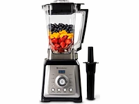 Kitchenbrothers - power blender - blender - 2000w - 2l - smoothie maker - 8 standen/4 snelheden - roestvrij staal<br /><br /> - afbeelding 2 van  2