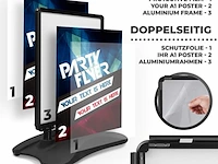 Klantenstopper / reclamebord / stoepbord - zwart - 47 x 66 x 128 cm - afbeelding 5 van  8