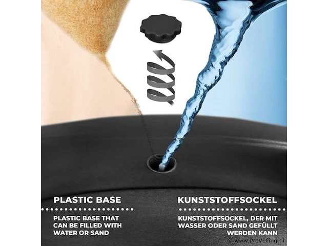 Klantenstopper / reclamebord / stoepbord - zwart - 47 x 66 x 128 cm - afbeelding 7 van  8