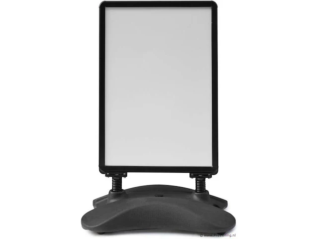 Klantenstopper / reclamebord / stoepbord - zwart - 47 x 66 x 128 cm - afbeelding 8 van  8