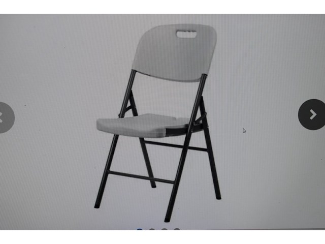 Klapstoel 44x46x57x83 fc200 wit 1 stuks - afbeelding 5 van  7