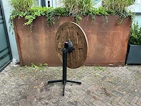 Klaptafel teak rond 80cm (6x) - afbeelding 5 van  5
