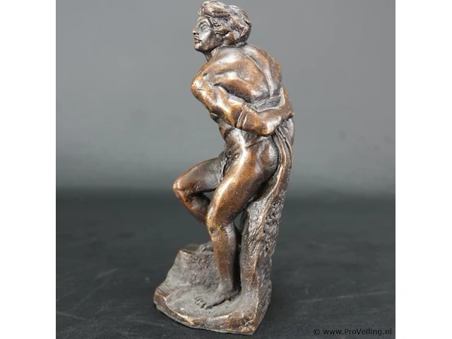 Klassiek bronzen beeldje - afbeelding 2 van  5