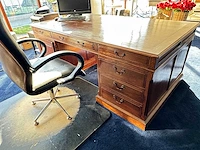 Klassiek engels bureau mahonie - afbeelding 3 van  6