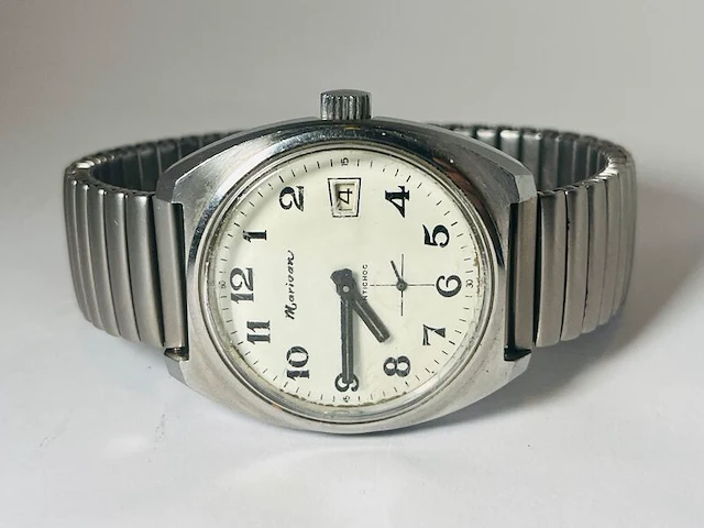 Klassiek mechanisch herenhorloge - afbeelding 1 van  7