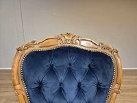 Klassieke - antieke - fauteuil - opnieuw bekleed - afbeelding 9 van  14