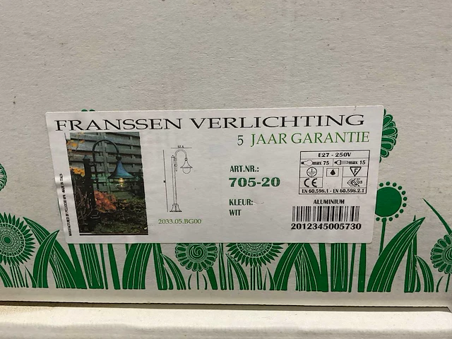 Klassieke buiten lantaarn (10x) - afbeelding 8 van  11