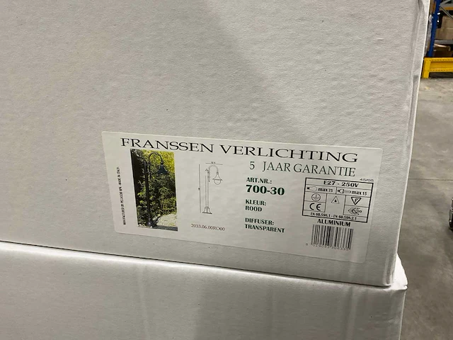 Klassieke buiten lantaarn (12x) - afbeelding 9 van  10