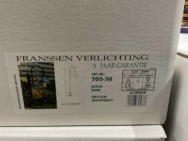 Klassieke buiten lantaarn (4x) - afbeelding 6 van  8