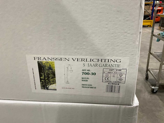 Klassieke buiten lantaarn (6x) - afbeelding 9 van  10