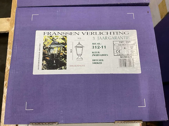 Klassieke buitenlantaarn sokkel (7x) - afbeelding 3 van  9