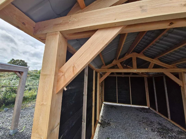 Klassieke garage met zadeldak 1215x410x340 cm - afbeelding 11 van  13