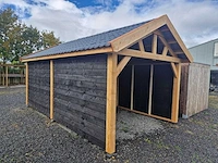 Klassieke garage met zadeldak 1540x410x340 cm - afbeelding 1 van  13